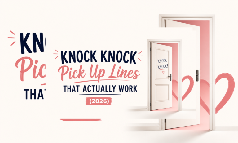 Knock Knock Pick Up Lines That Actually Work (2026)