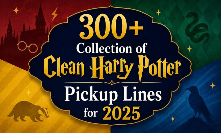 300+ Collection of Clean Harry Potter Pickup Lines for 2025 ✨