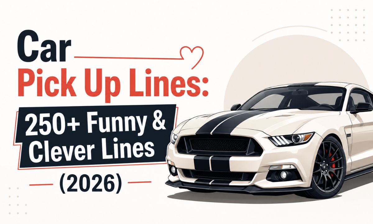 Car Pick Up Lines: 250+ Funny & Clever Lines (2026)