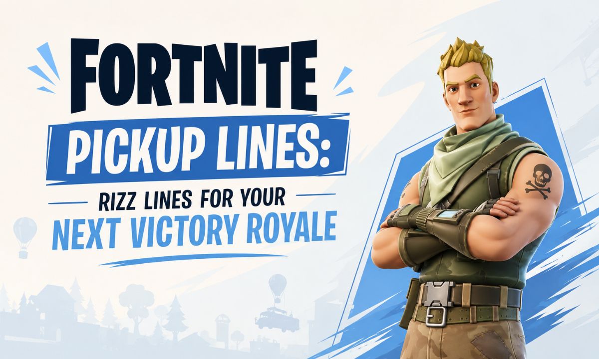 Fortnite Pickup Lines: Rizz Lines for Your Next Victory Royale