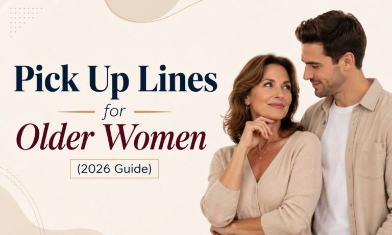 Pick Up Lines for Older Women