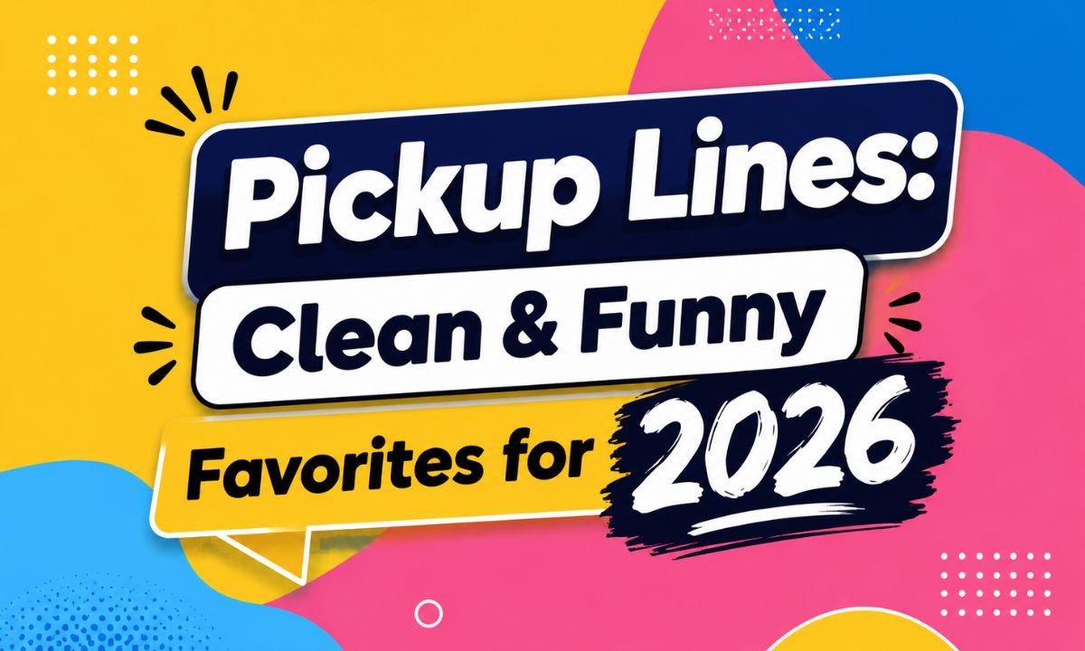 Pickup Lines: Clean & Funny Favorites for 2026😍